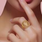 ⁦خاتم ذهب عيار 21 الوزن 2.42 جرام⁩ - الصورة ⁦2⁩