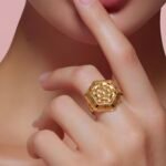 ⁦خاتم ذهب عيار 21 الوزن 2.61 جرام⁩ - الصورة ⁦2⁩