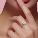 ⁦خاتم ذهب عيار 21 الوزن 1.54 جرام⁩ - الصورة ⁦2⁩