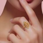 ⁦خاتم ذهب عيار 21 الوزن 1.59 جرام⁩ - الصورة ⁦2⁩