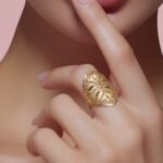 ⁦خاتم ذهب عيار 21 الوزن 2.88 جرام⁩ - الصورة ⁦2⁩