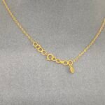 ⁦خناق ذهب عيار 21 الوزن 23.55 جرام⁩ - الصورة ⁦2⁩