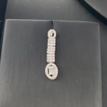 ⁦طقم ابيض ذهب عيار 18 الوزن 13.64 جرام⁩ - الصورة ⁦2⁩