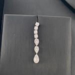 ⁦طقم ابيض ذهب عيار 18 الوزن 9.99 جرام⁩ - الصورة ⁦3⁩