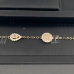 ⁦طقم ذهب عيار 18 الوزن 6.99 جرام⁩ - الصورة ⁦5⁩
