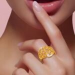 ⁦خاتم ذهب عيار 21 الوزن 3.33 جرام⁩ - الصورة ⁦2⁩