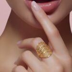 ⁦خاتم ذهب عيار 21 الوزن 3.58 جرام⁩ - الصورة ⁦2⁩