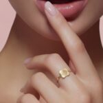 ⁦خاتم ذهب عيار 21 الوزن 0.43 جرام⁩ - الصورة ⁦2⁩