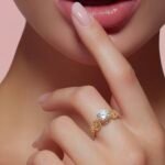 ⁦خاتم ذهب عيار 21 الوزن 1.76 جرام⁩ - الصورة ⁦2⁩