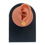 ⁦حلق ذهب عيار 21 الوزن 1.89 جرام⁩ - الصورة ⁦2⁩