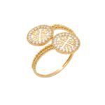 خاتم ذهب عيار 21 الوزن 2.22 جرام أناقة فاخرة تناسب كل المناسبات