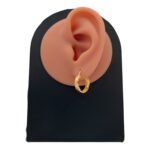 ⁦حلق ذهب عيار 21 الوزن 1.96 جرام⁩ - الصورة ⁦2⁩