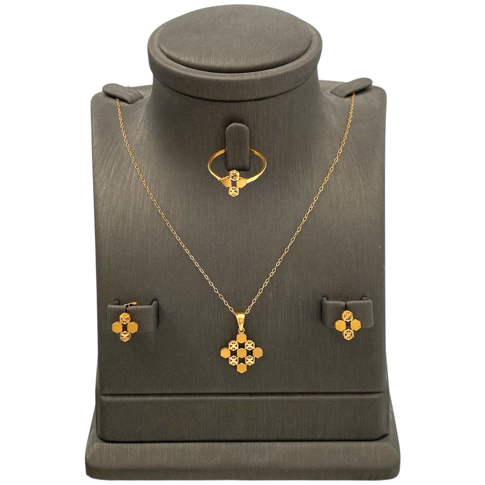 photoroom_20260307_014901 نصف طقم ذهب عيار 21 الوزن 3.75 جرام - الصورة 1