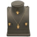 نصف طقم ذهب عيار 21 الوزن 3.21 جرام