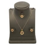 نصف طقم ذهب عيار 21 الوزن 3 جرام