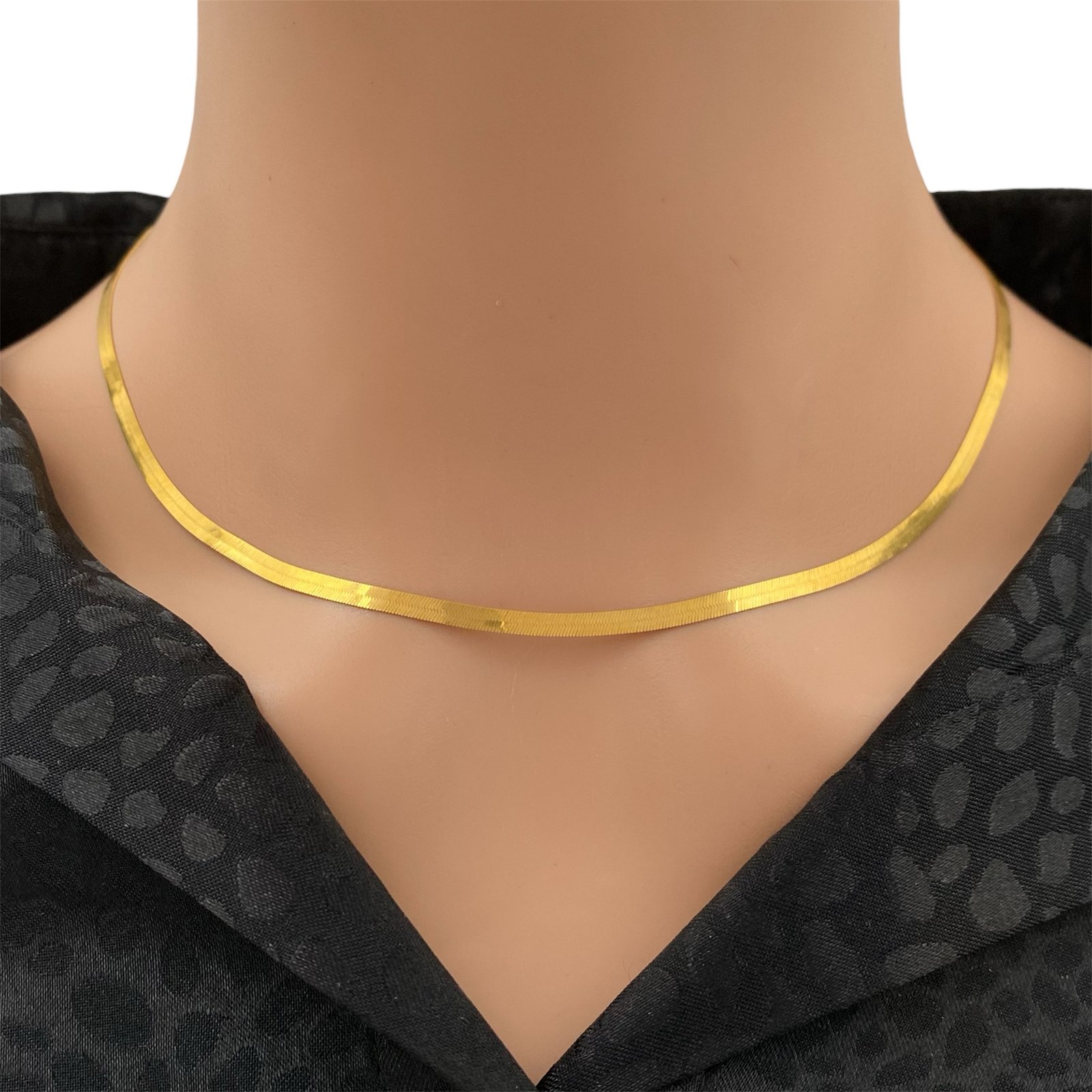 photoroom_20260307_091255 عقد فلات ذهب عيار 21 الوزن 6.19 جرام - الصورة 1