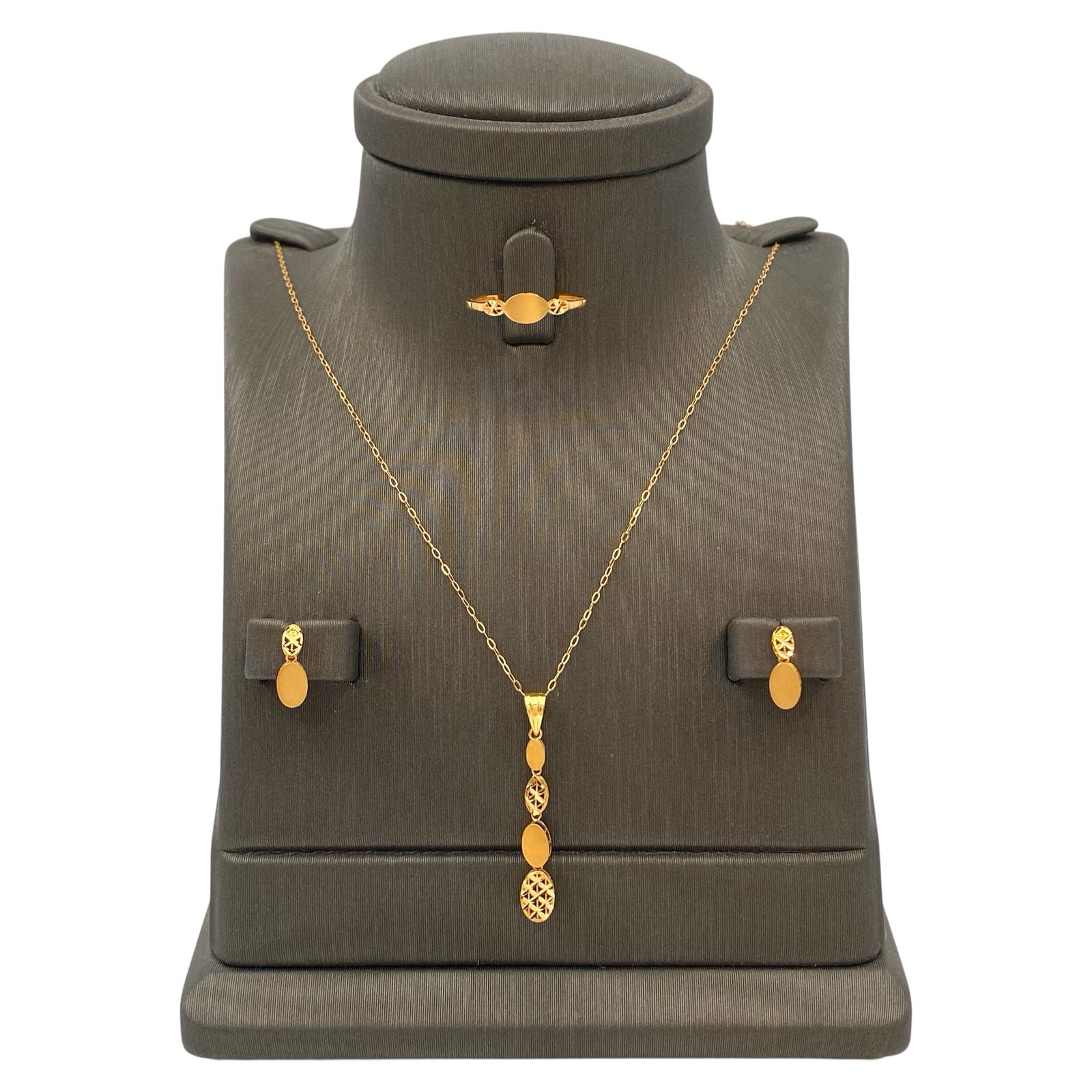 photoroom_20260311_101809 نصف طقم ذهب عيار 21 الوزن 3.55 جرام - الصورة 1