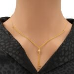 عقد ذهب عيار 21 الوزن 2.75 جرام