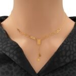 عقد ذهب عيار 21 الوزن 0.93 جرام