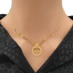 عقد ذهب عيار 21 الوزن 1.10 جرام