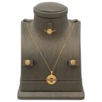 نصف طقم ذهب عيار 21 الوزن 2.90 جرام