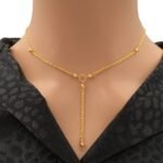 عقد ذهب عيار 21 الوزن 2.60 جرام