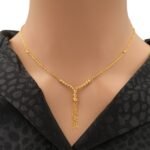 عقد ذهب عيار 21 الوزن 2.78 جرام