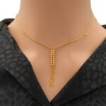 عقد ذهب عيار 21 الوزن 2.77 جرام