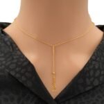 عقد ذهب عيار 21 الوزن 1.15 جرام