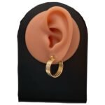 ⁦حلق ذهب عيار 18 الوزن 3.75 جرام⁩ - الصورة ⁦2⁩