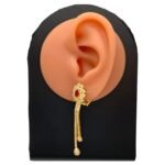 ⁦حلق ذهب عيار 18 الوزن 9.82 جرام⁩ - الصورة ⁦2⁩