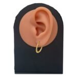 ⁦حلق ذهب عيار 18 الوزن 0.84 جرام⁩ - الصورة ⁦2⁩