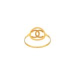 خاتم ذهب عيار 21 الوزن 0.46 جرام