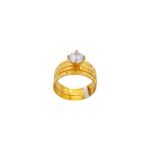 خاتم توينز ذهب عيار 21 الوزن 4.33 جرام