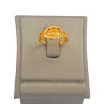 ⁦خاتم ذهب عيار 21 الوزن 0.97 جرام⁩ - الصورة ⁦2⁩