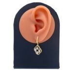 ⁦حلق ذهب عيار 18 الوزن 3.71 جرام⁩ - الصورة ⁦2⁩