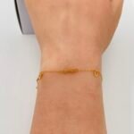 ⁦أسواره ذهب عيار 21 الوزن 0.87 جرام⁩ - الصورة ⁦2⁩