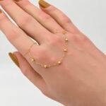 ⁦كف اوتار ذهب عيار 21 الوزن 0.54 جرام⁩ - الصورة ⁦2⁩