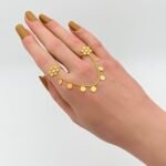 ⁦كف اوتار ذهب عيار 21 الوزن 3.30 جرام⁩ - الصورة ⁦2⁩