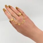 ⁦كف اوتار ذهب عيار 21 الوزن 3.30 جرام⁩ - الصورة ⁦2⁩