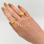 ⁦كف اوتار ذهب عيار 21 الوزن 4.05 جرام⁩ - الصورة ⁦2⁩