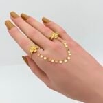 ⁦كف اوتار ذهب عيار 21 الوزن 4.05 جرام⁩ - الصورة ⁦2⁩