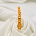 ⁦غويشة ذهب عيار 21 الوزن 10.95 جرام⁩ - الصورة ⁦2⁩