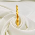 ⁦غويشة ذهب عيار 21 الوزن 6.18 جرام⁩ - الصورة ⁦2⁩