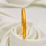 ⁦غويشة ذهب عيار 21 الوزن 6.94 جرام⁩ - الصورة ⁦2⁩