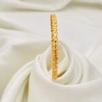 ⁦غويشة ذهب عيار 21 الوزن 4.84 جرام⁩ - الصورة ⁦2⁩