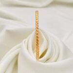 ⁦غويشة ذهب عيار 21 الوزن 5.37 جرام⁩ - الصورة ⁦2⁩