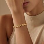 غويشة ذهب عيار 21 الوزن 7.62 جرام