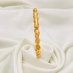 ⁦غويشة ذهب عيار 21 الوزن 6.40 جرام⁩ - الصورة ⁦2⁩