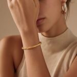 غويشة ذهب عيار 21 الوزن 5.51 جرام